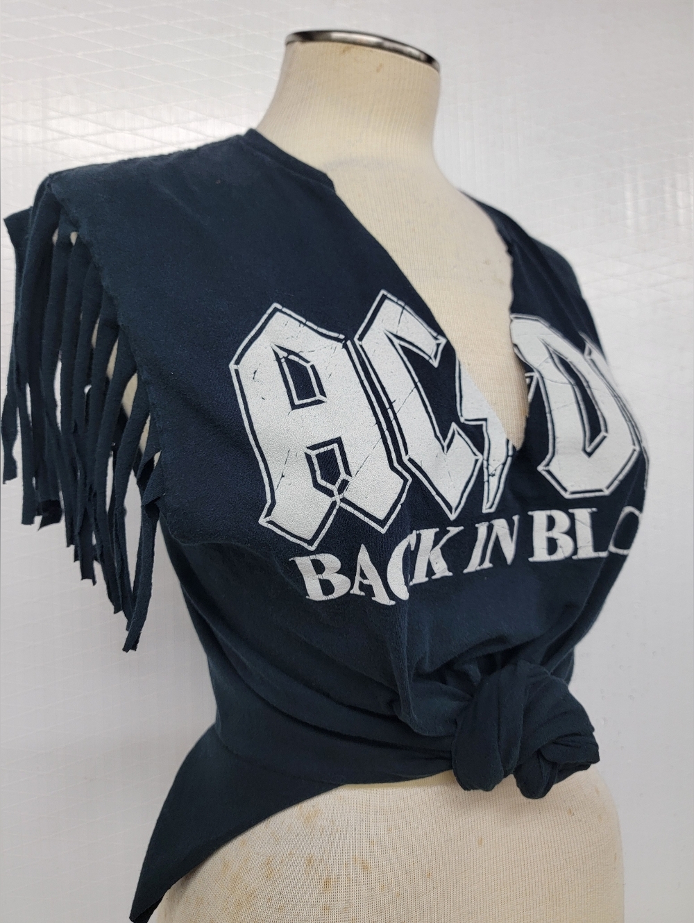 AC/DC Band Tee Upcycled - Picture 2 of 10